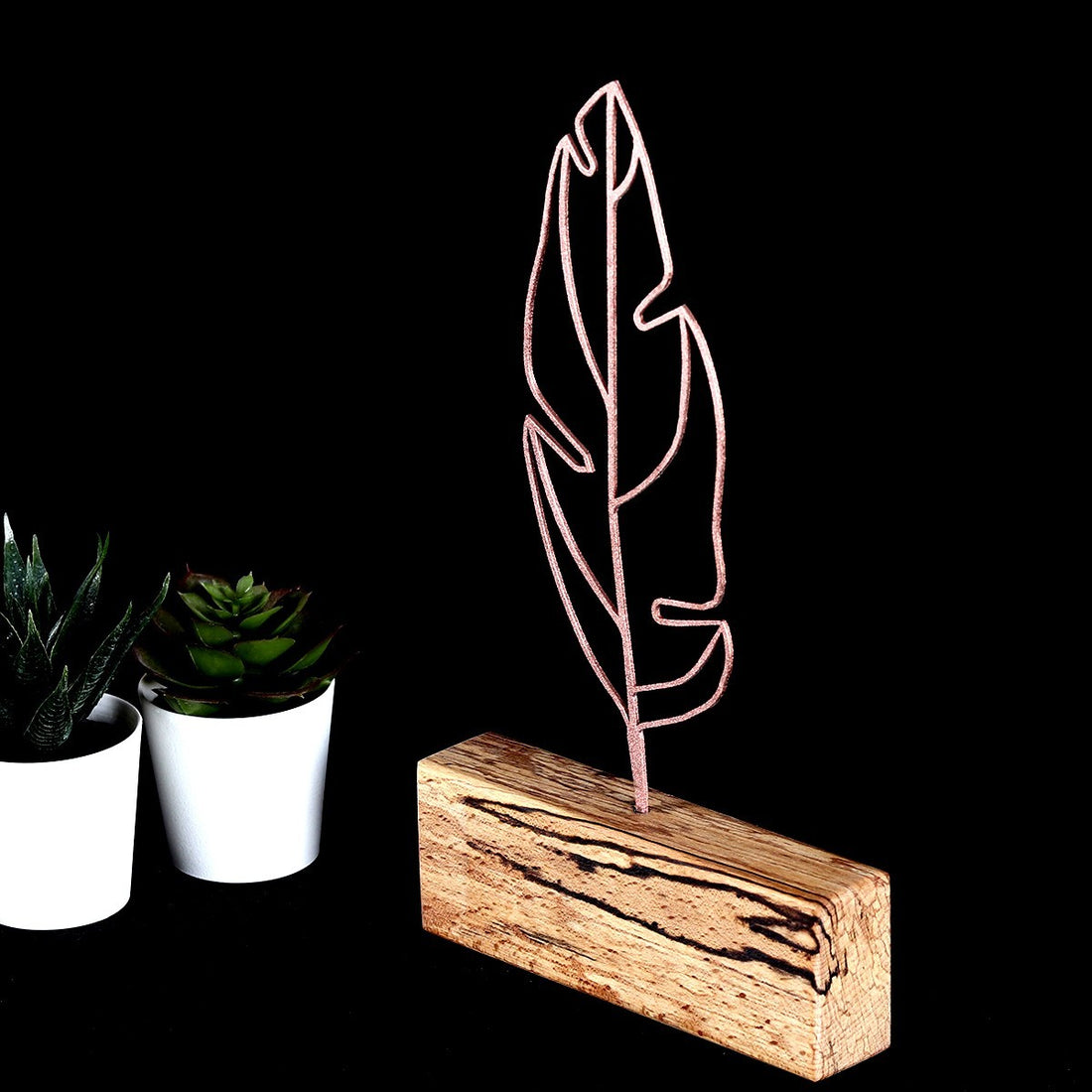 Objet décoratif Feather Mini - Bronze