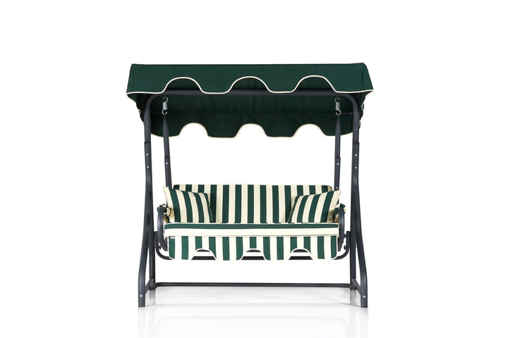 Jardin Double Swing Fix Morus 2 - Green, White, Black