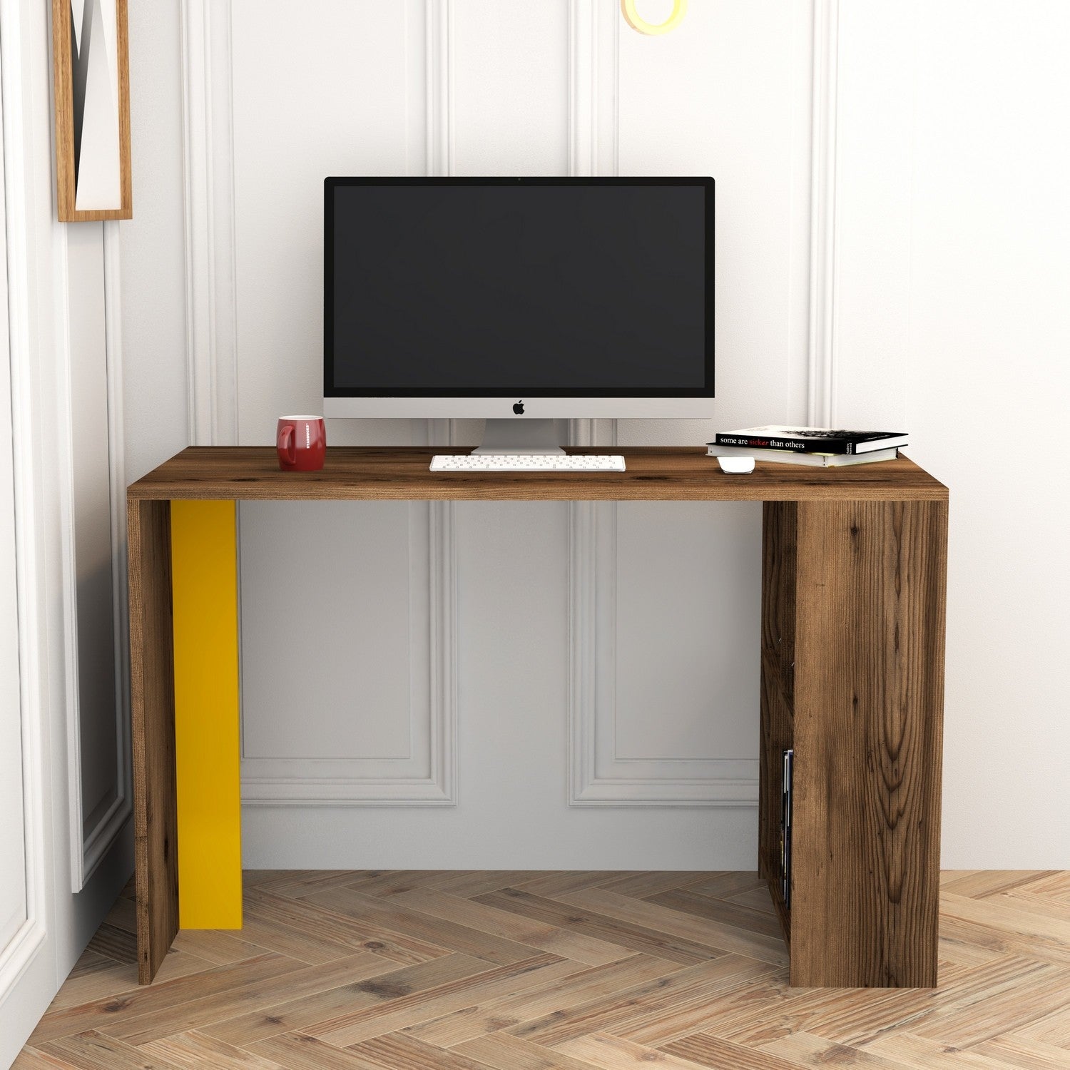 Bureau d'étude Lima - Walnut, Yellow