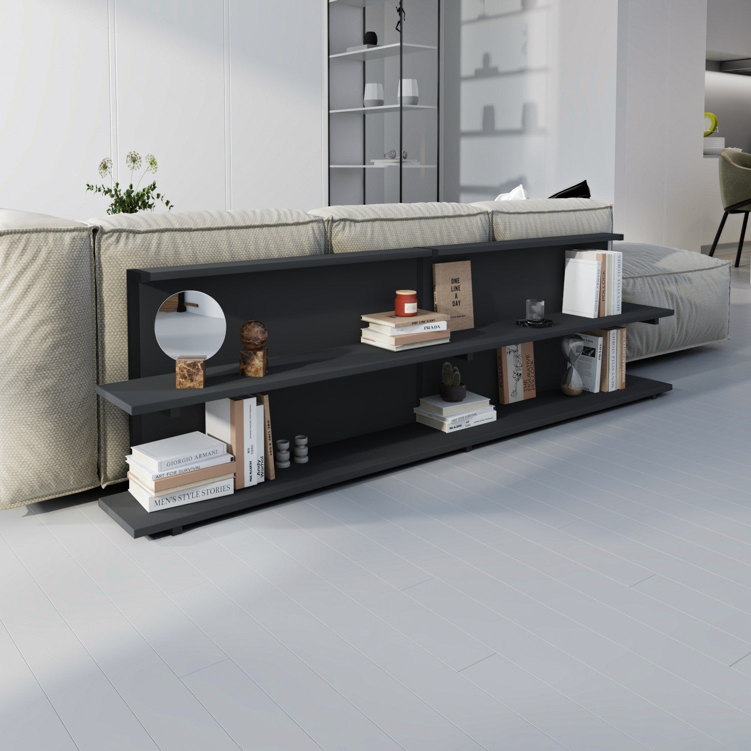 Table d'appoint Mela - Anthracite