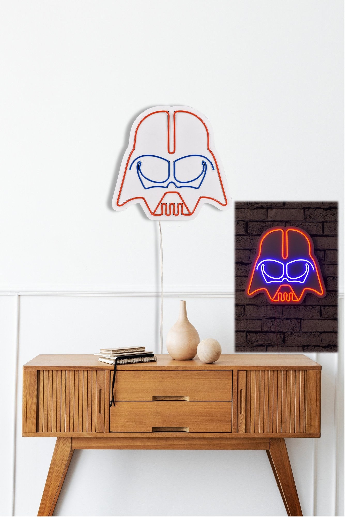 Éclairage LED en plastique décoratif Darth Vader - Red
Blue