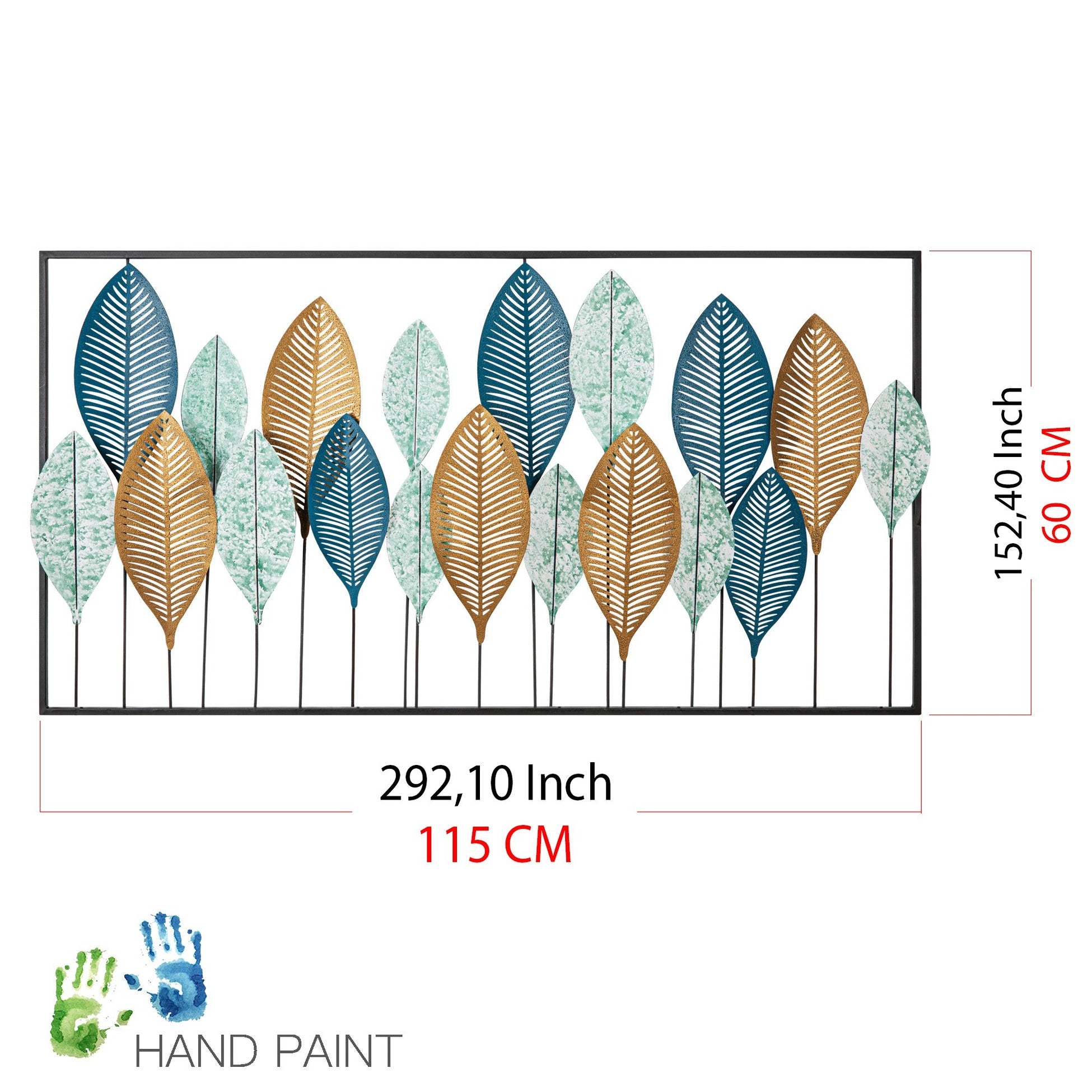 Accessoire mural en métal décoratif Bilge