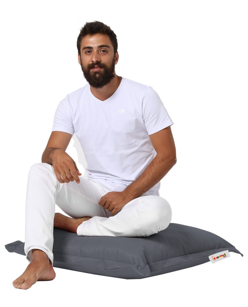 Coussin de jardin Cushion Pouf 70x70 - Fume