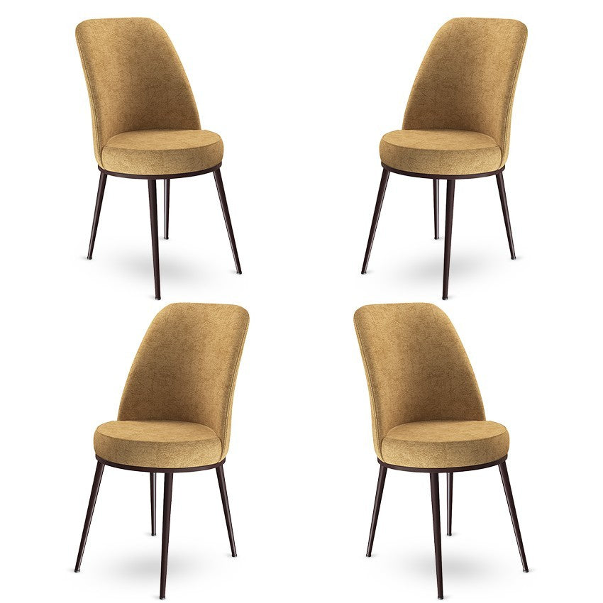 Ensemble de chaises (4 pièces) Dexa - Cappuccino, Brown