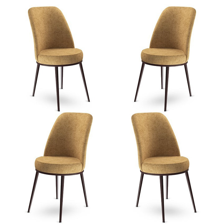 Ensemble de chaises (4 pièces) Dexa - Cappuccino, Brown