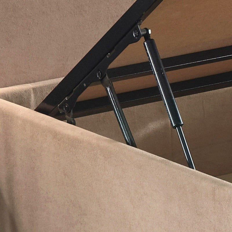 Base de lit unique et tête de lit Polo - Light Brown (100 x 200)