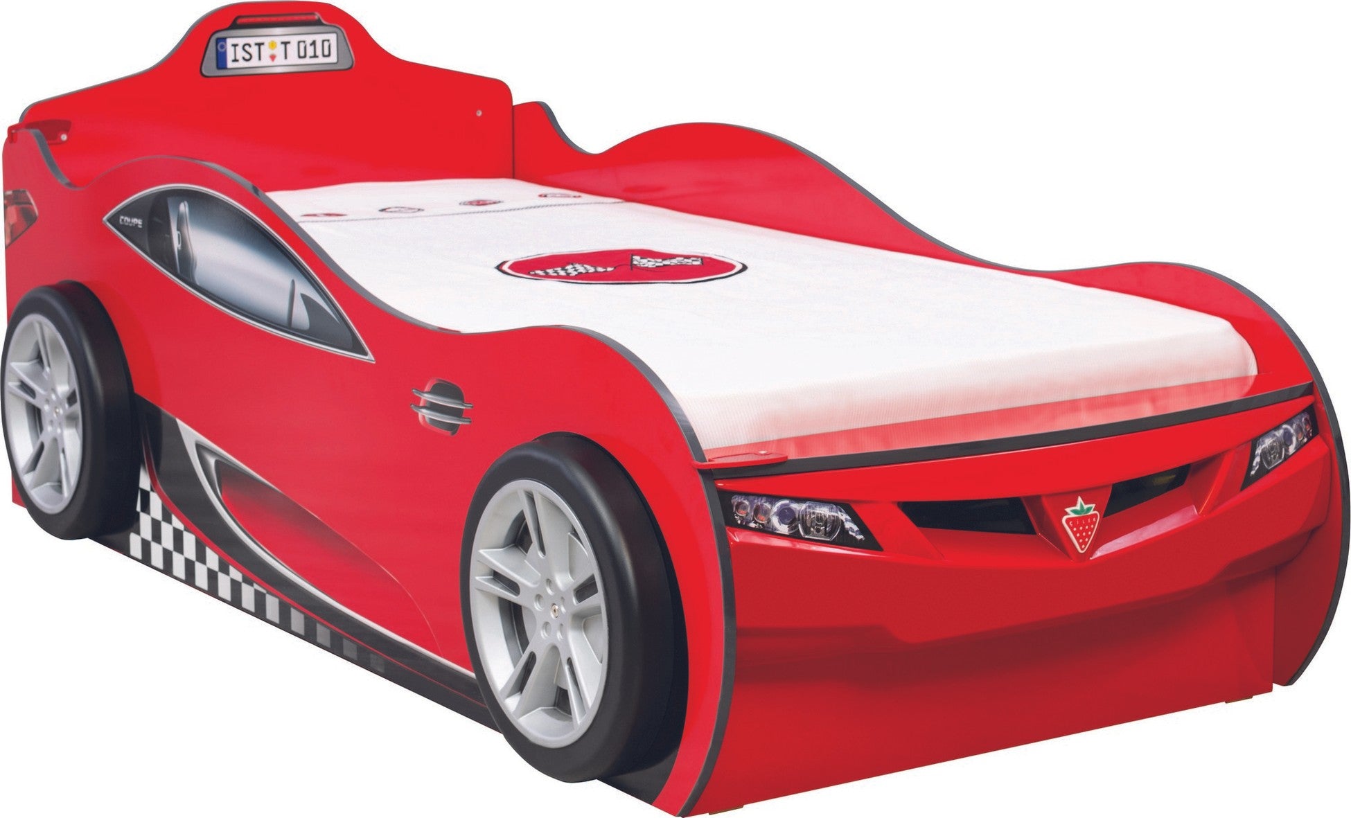 Autocar Coupe Carbed (With Friend Bed) (Red) (90X190 - 90X180)