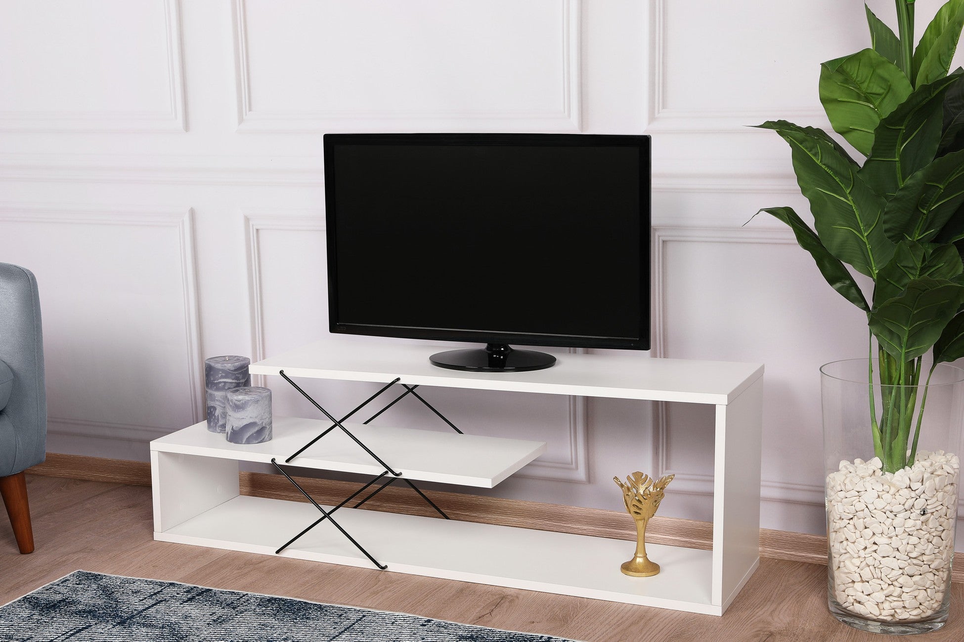 Meuble TV Zigzag - White