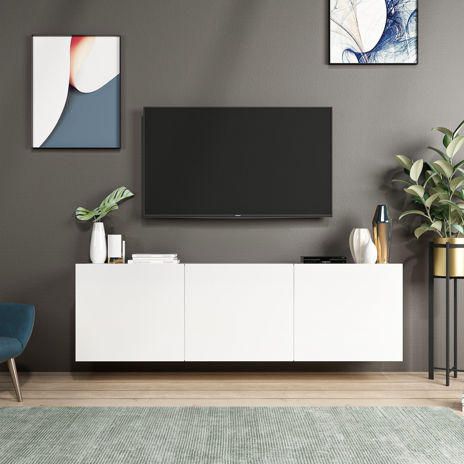 Meuble TV White