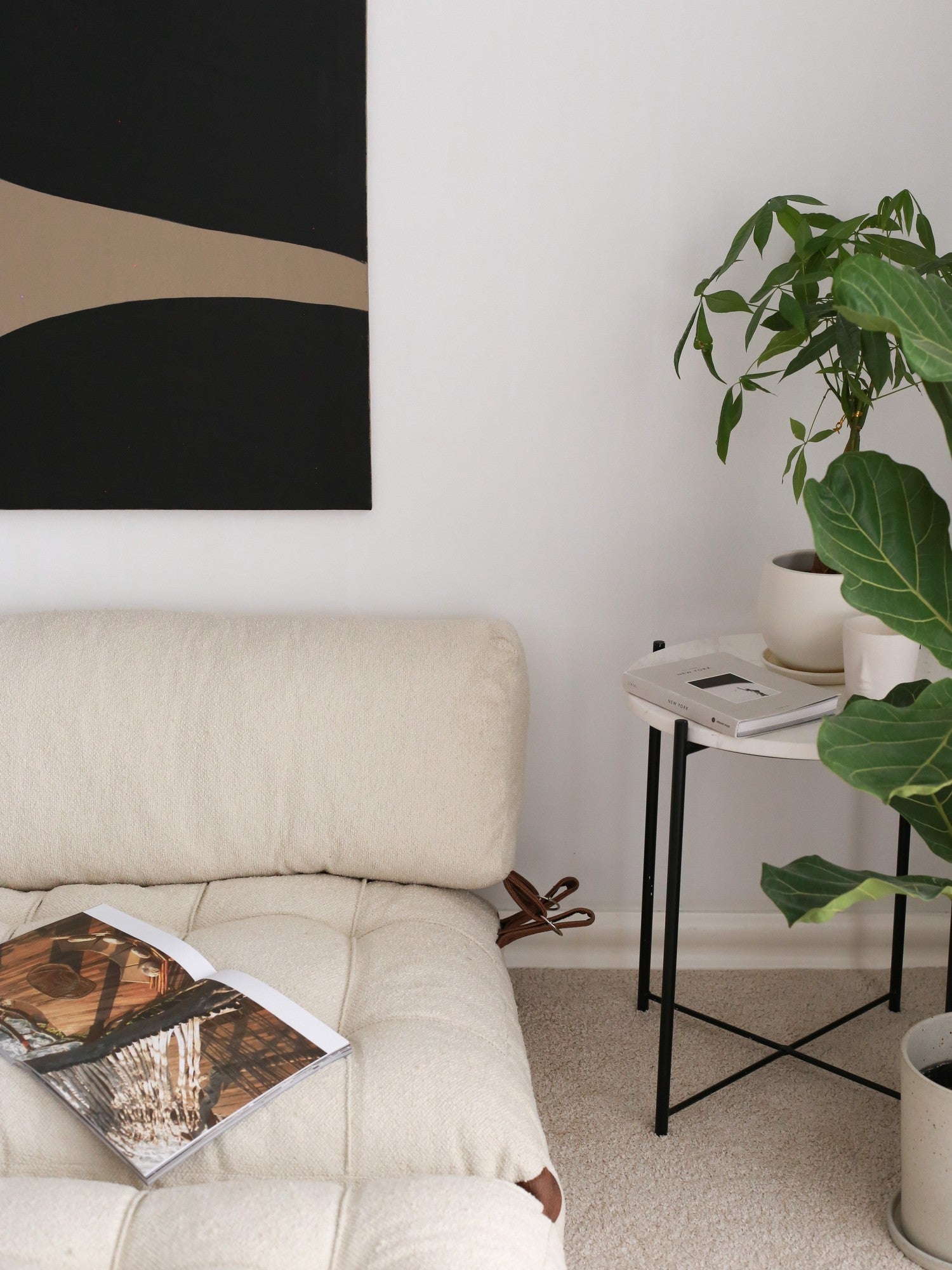 Chauffeuse 2 places convertible Ordila Blanc