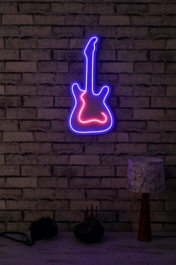 Éclairage LED en plastique décoratif Guitar - Blue
Pink