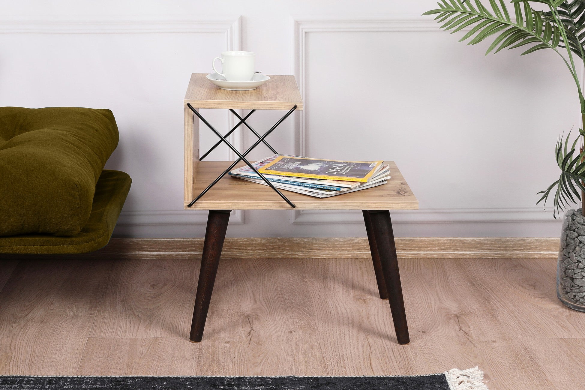 Table de chevet Cross - Pine