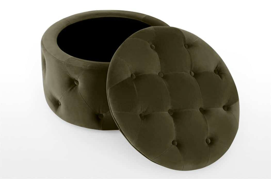 Pouf Coffre avec Espace De Rangement Duru