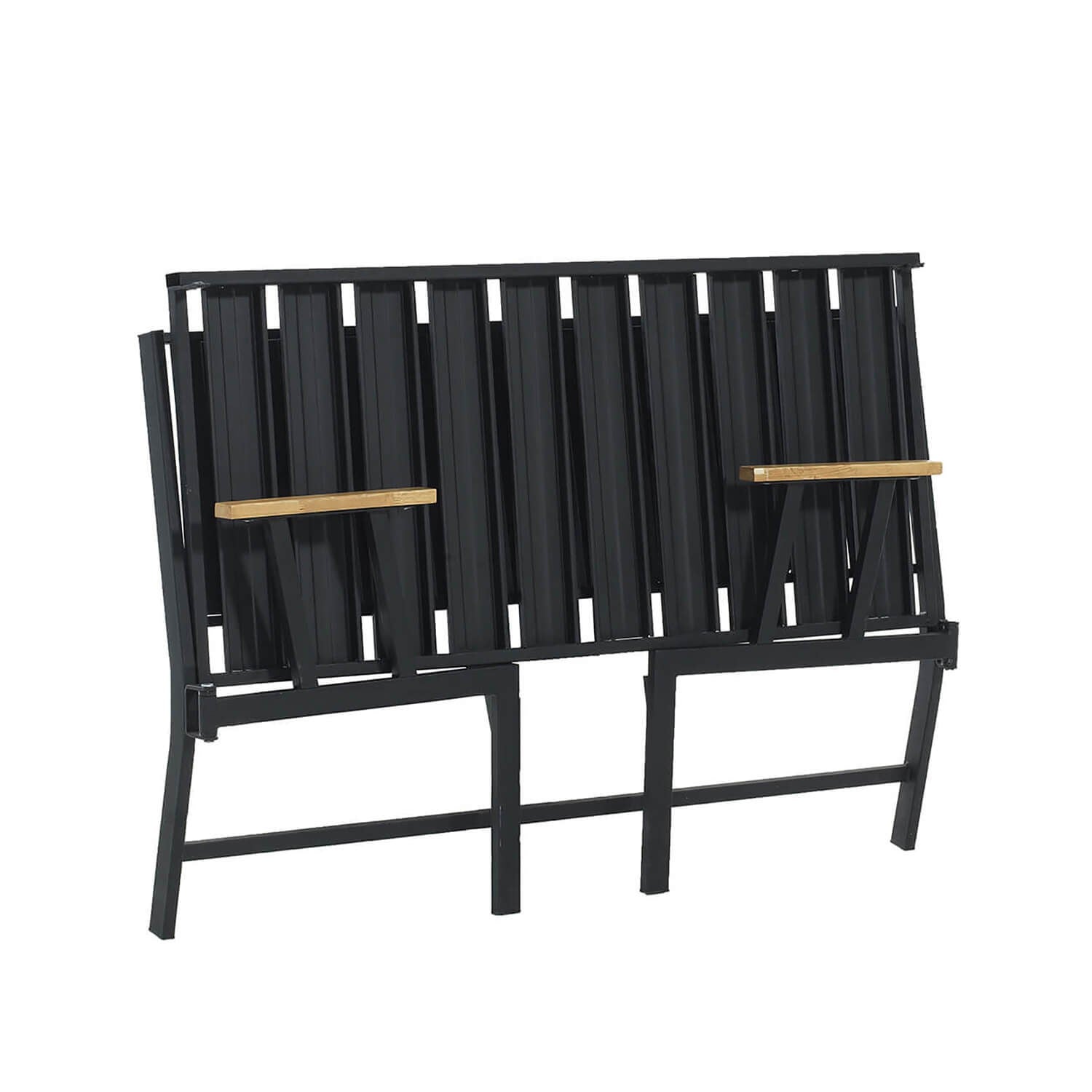 Canapé jardin de 2 places Lotus - Black, Anthracite