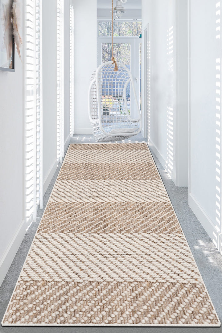 Tapis de salle (80 x 300) Tresse Corde Djt