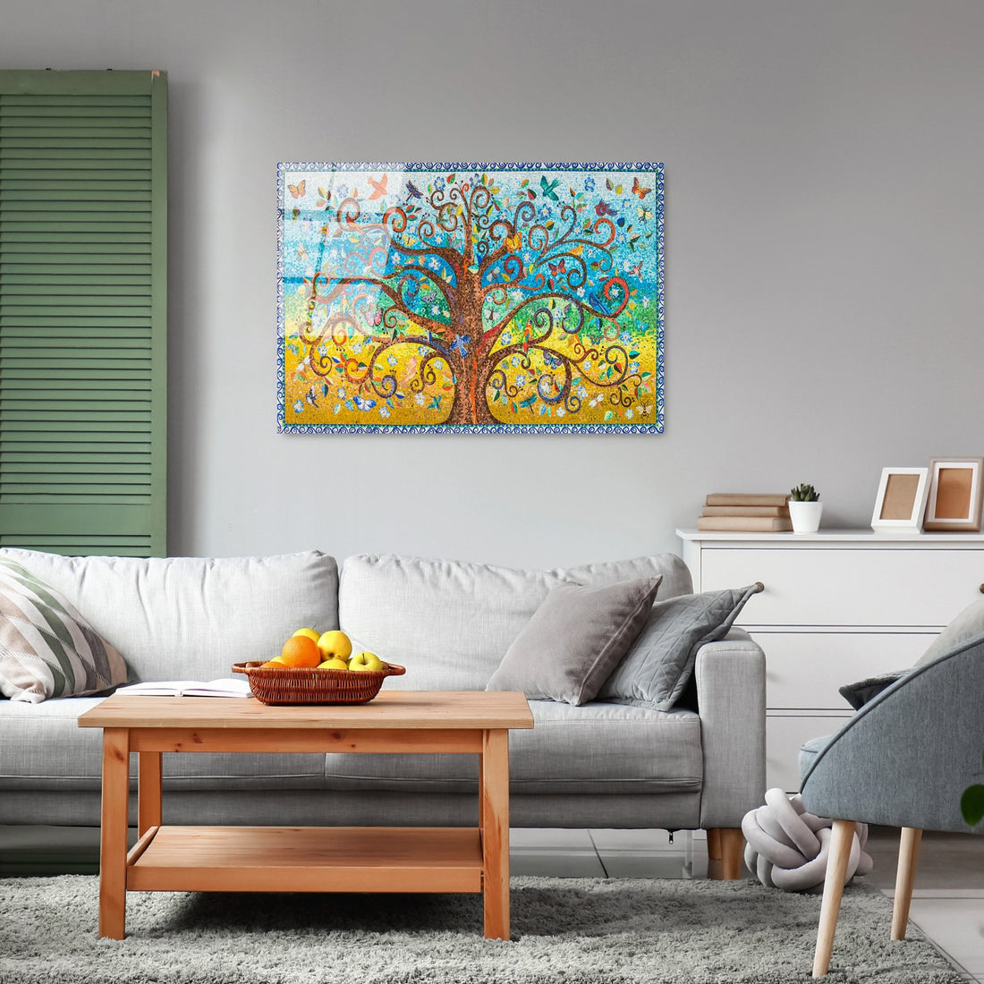 Peinture en verre trempé décoratif UV-211 70 x 100