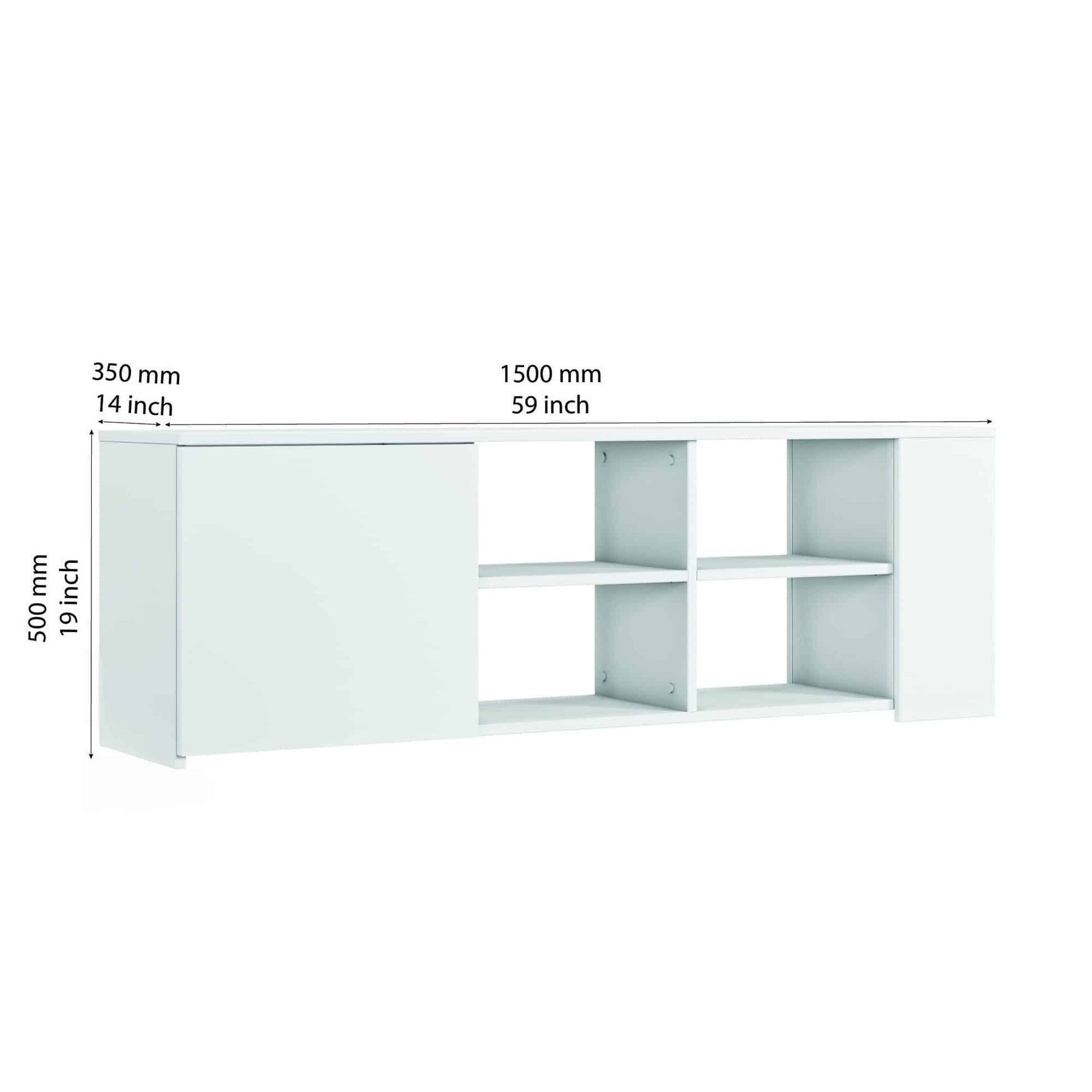 Rome Meuble Tv blanc