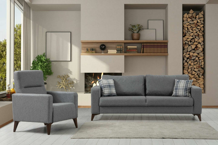 Canapé Kristal 3+1 - Dark Grey