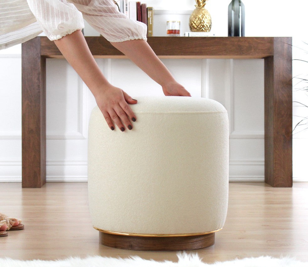 Pouf Zeone - Cream