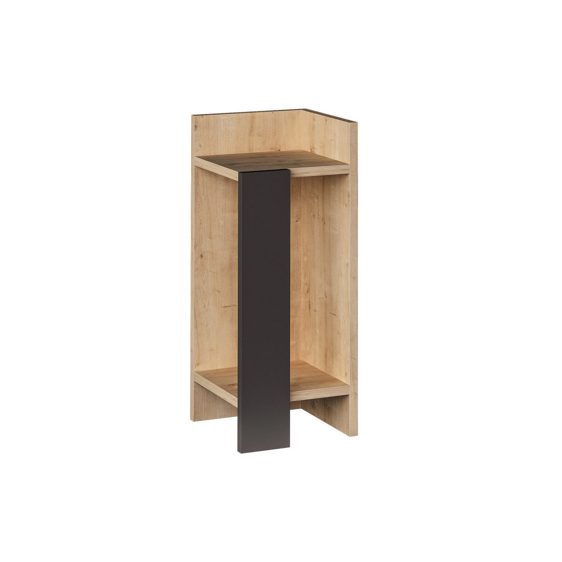 La table de nuit Elos Right - Oak, Anthracite