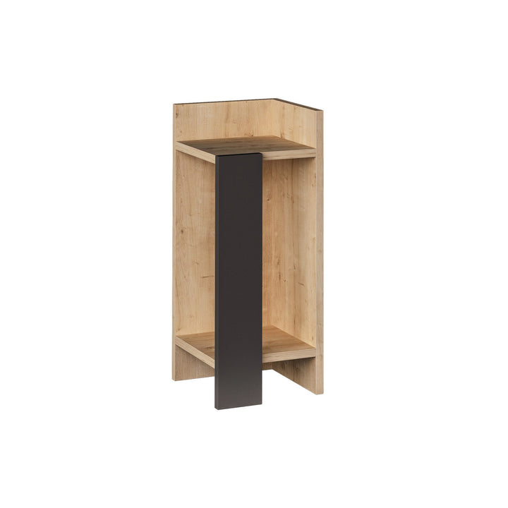 La table de nuit Elos Right - Oak, Anthracite