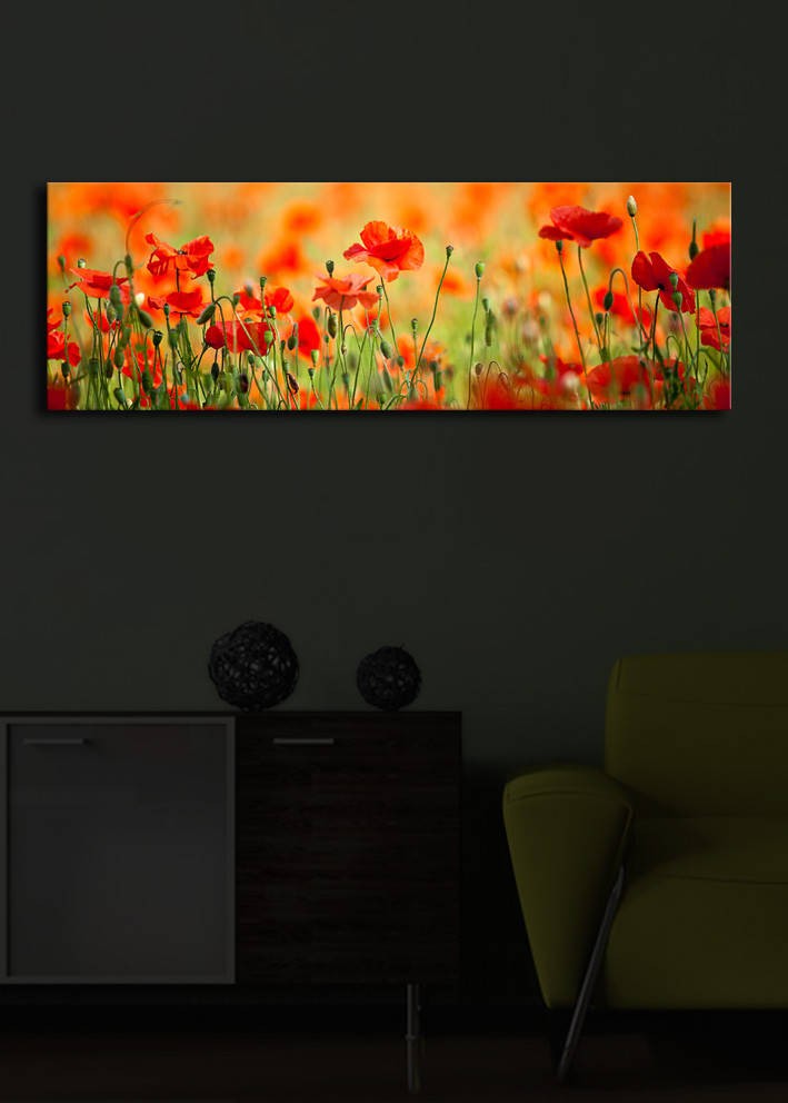 Peinture de toile éclairée à LED décorative 3090İACT-13