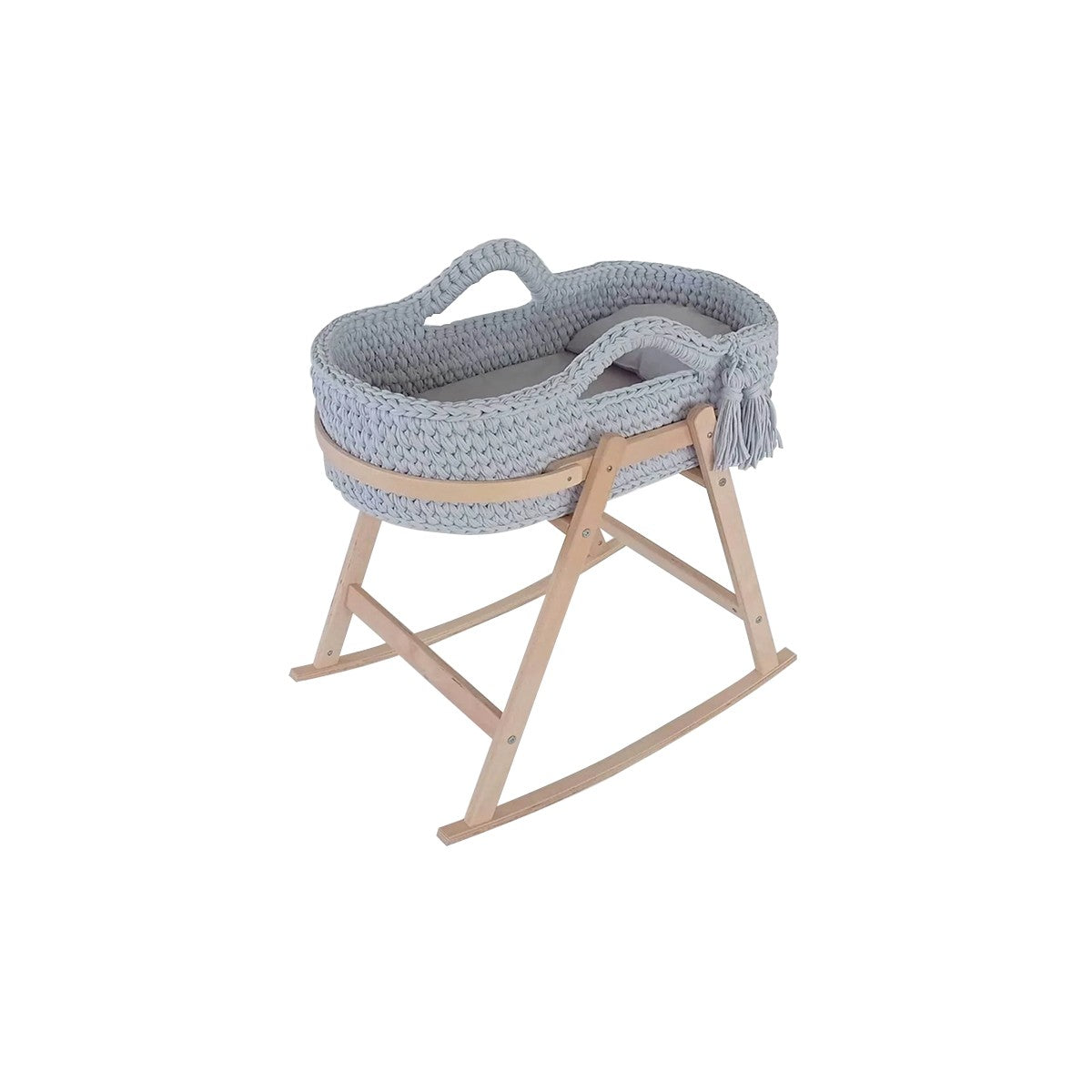 Couffin Bébé Avec Support Bois & Matelas