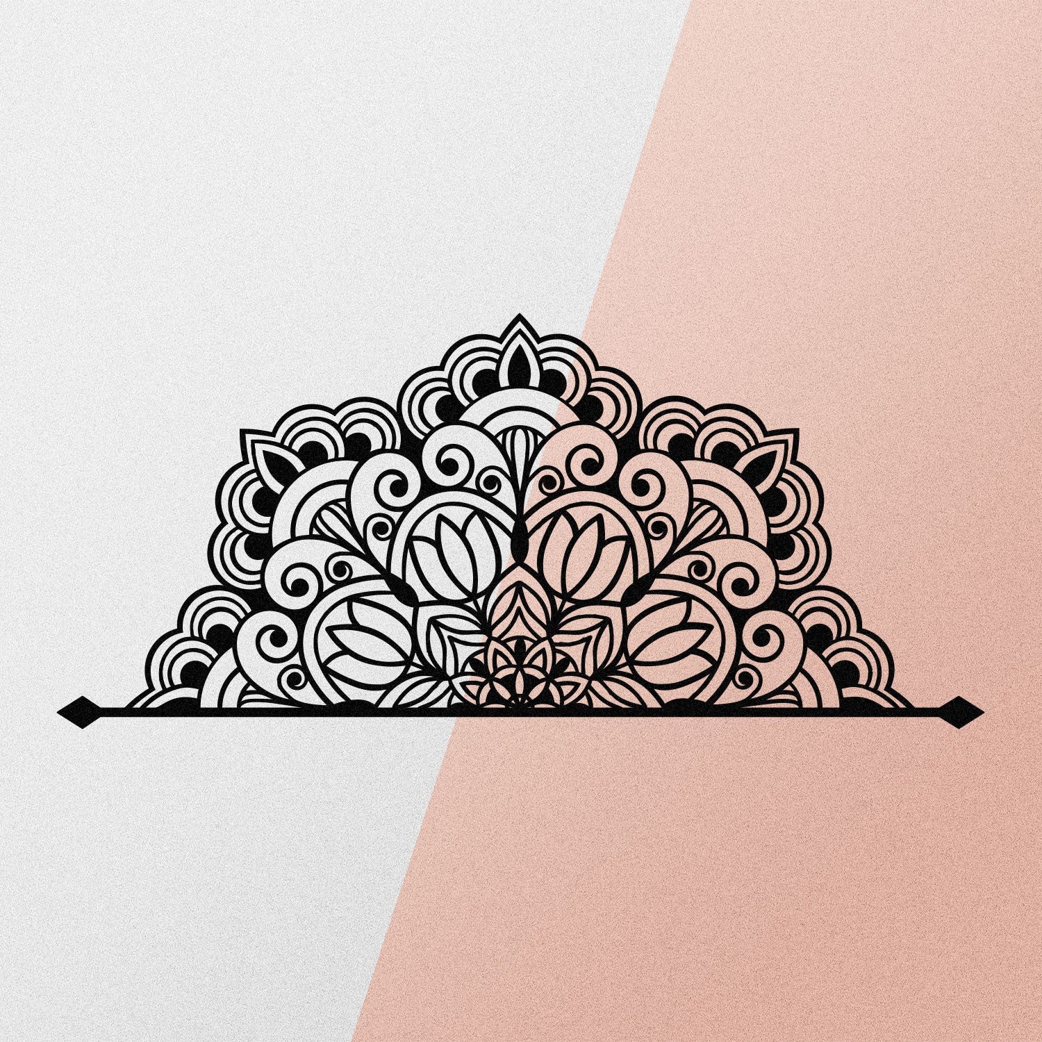 Accessoire mural en métal décoratif Almero