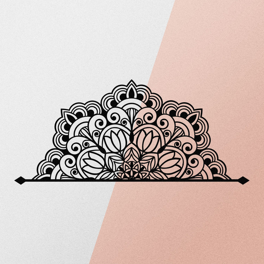 Accessoire mural en métal décoratif Almero