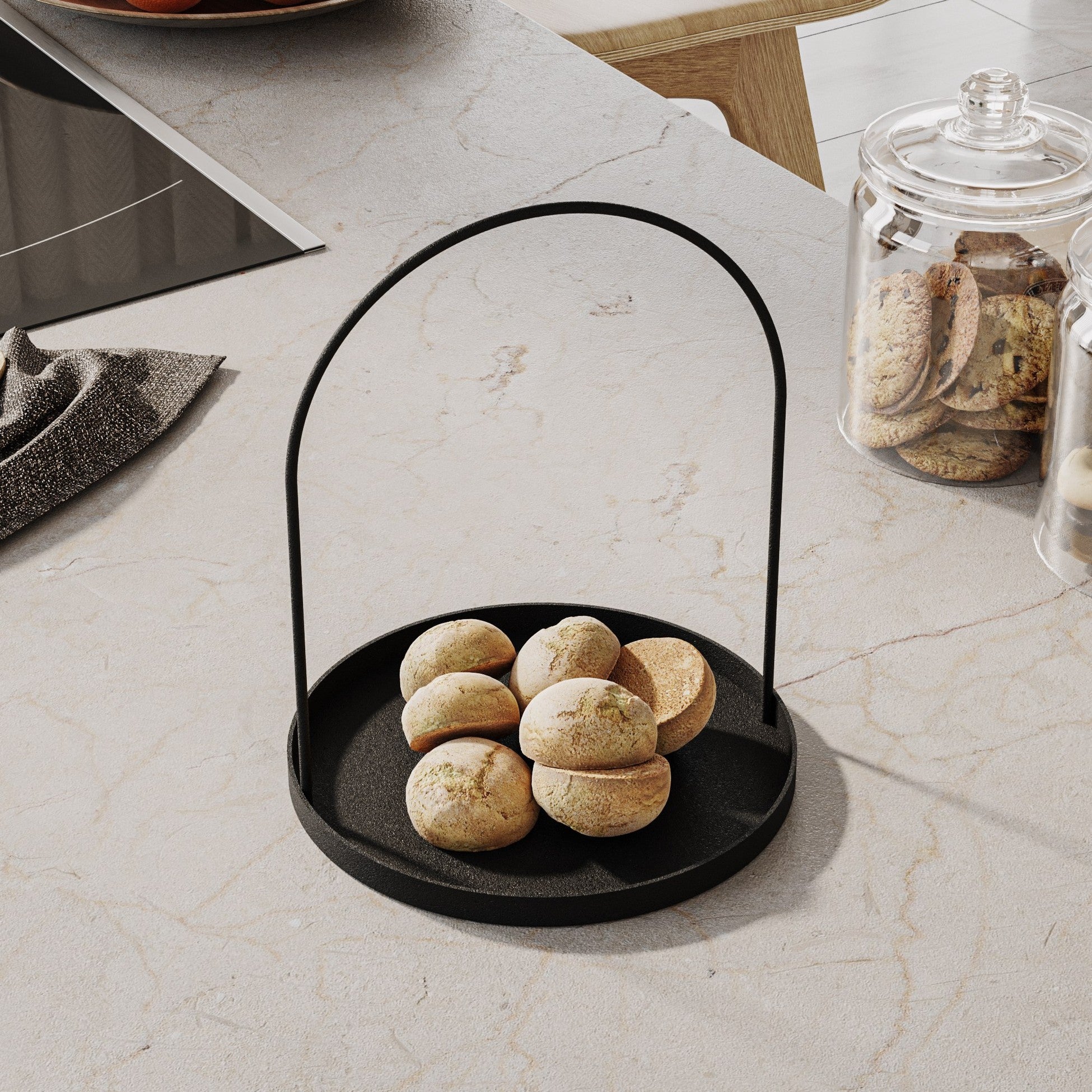 Accessoire en métal décoratif Kos - Black