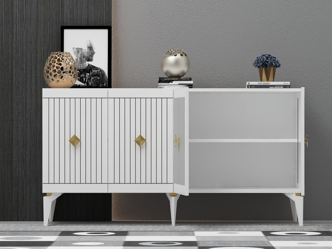 Console Midas - White, Gold