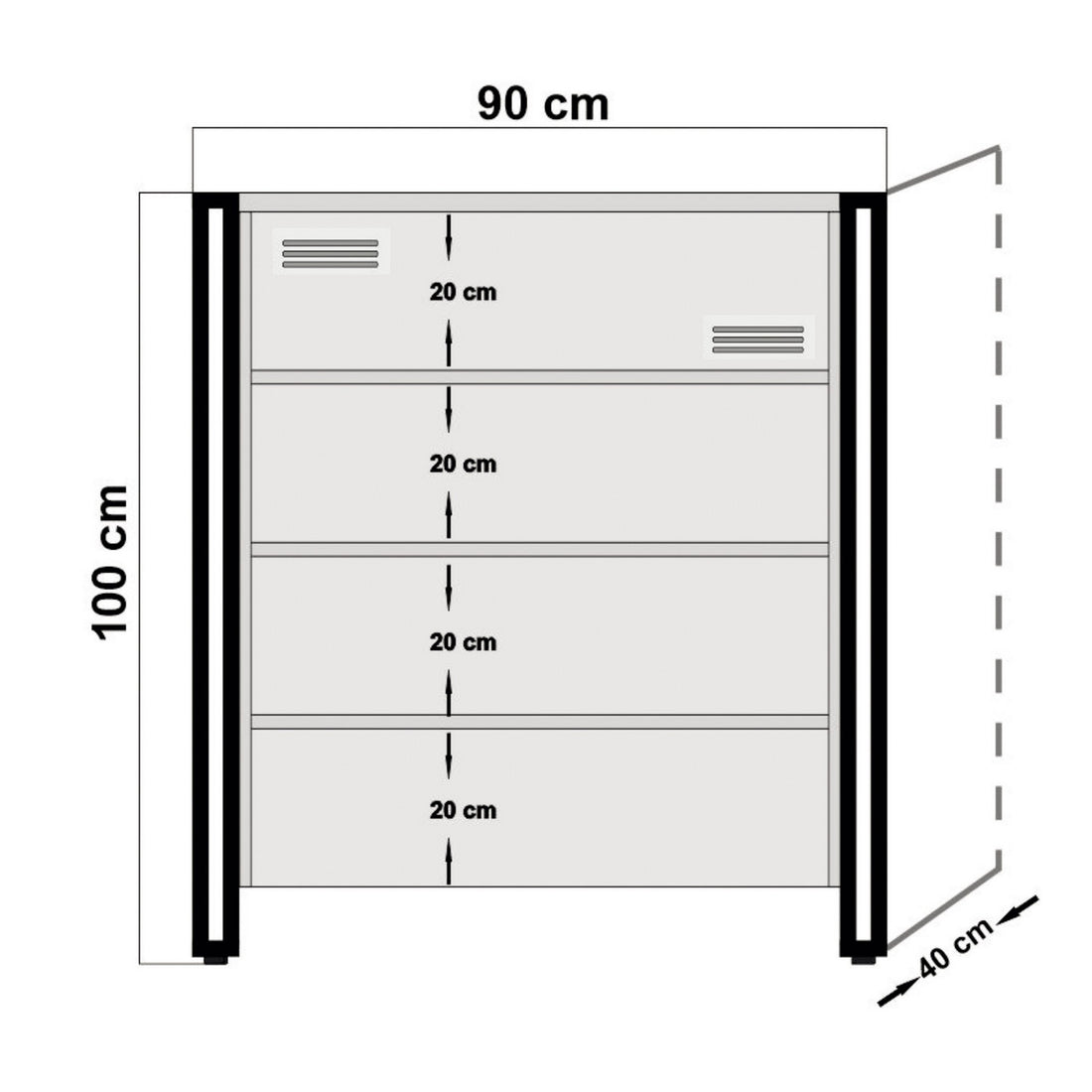 La commode Cosmo Luna