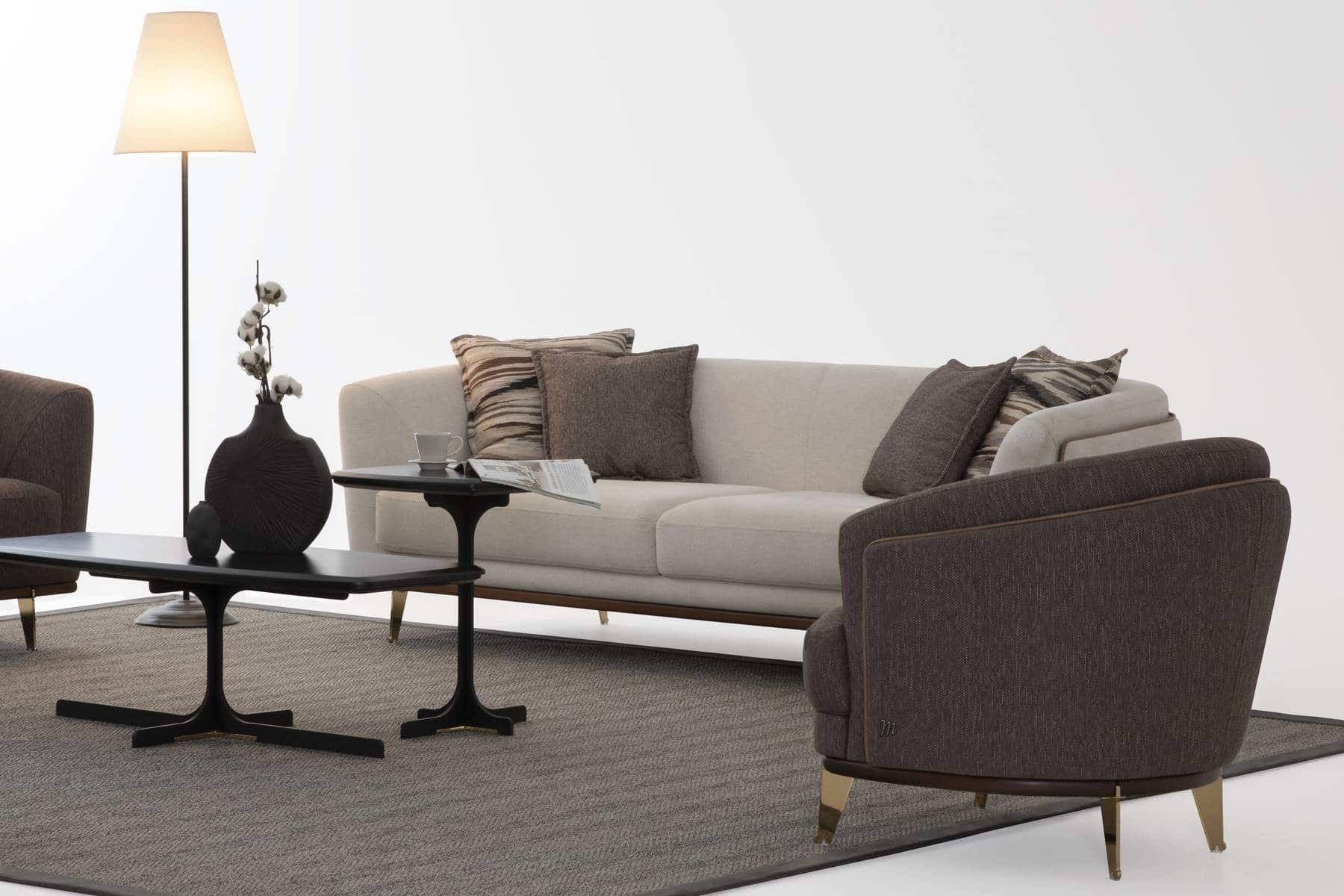 Violet Ensemble de Canapé Marron