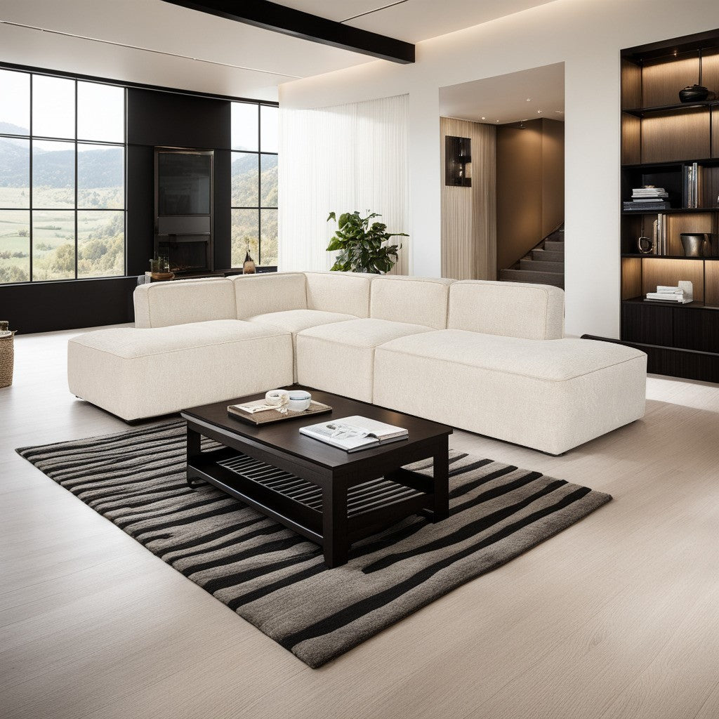 Canapé d'angle More M (M4-M2-M1-M3) - Cream