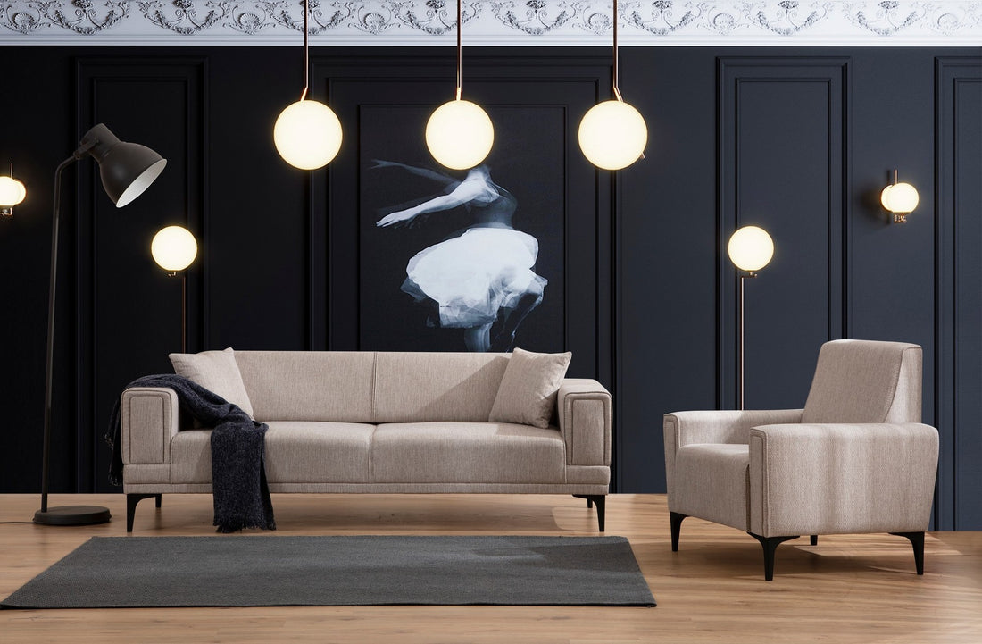 Canapé-lit 3 places Horizon - Light Brown