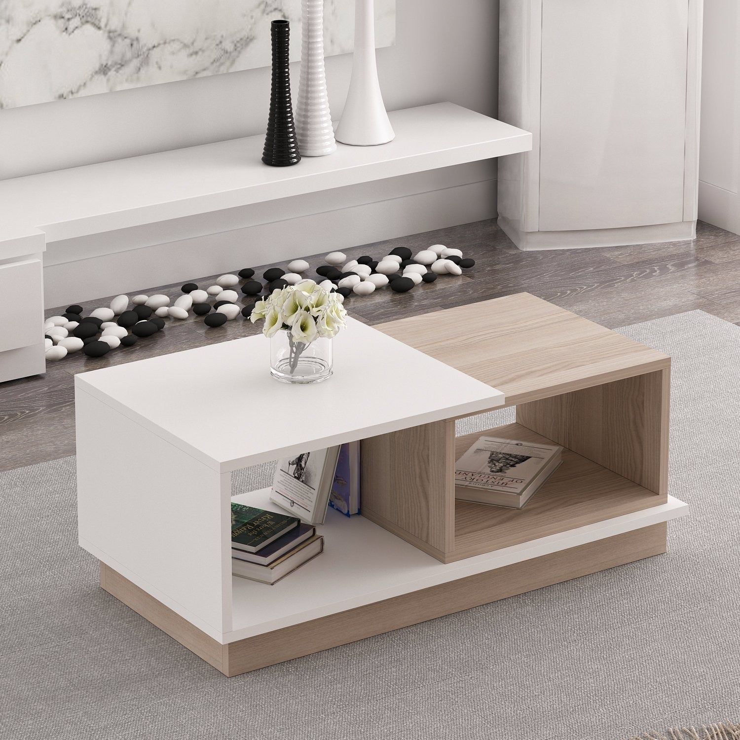 Table basse Viyana - White