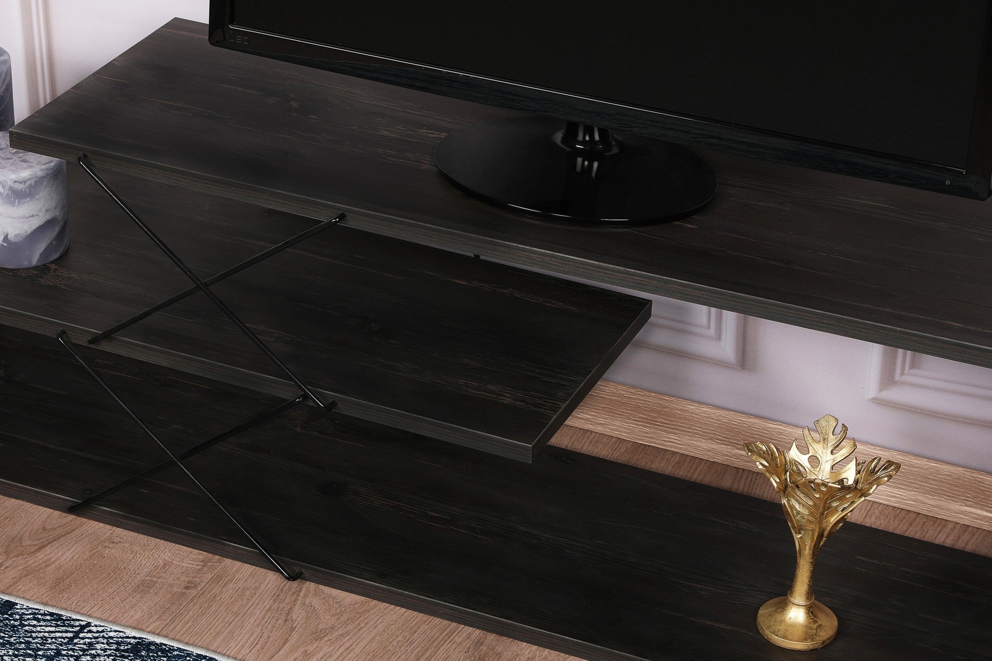 Meuble TV Zigzag - Dark Brown