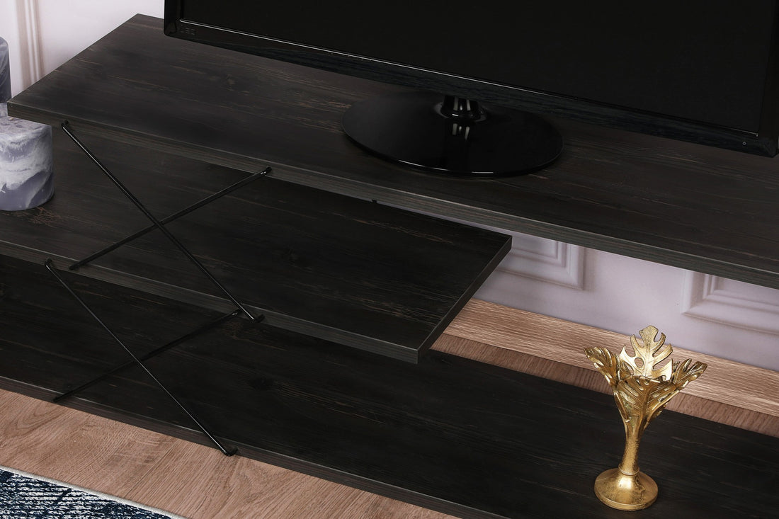 Meuble TV Zigzag - Dark Brown