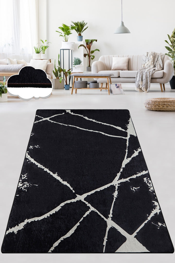Tapis (120 x 180) Broken Black