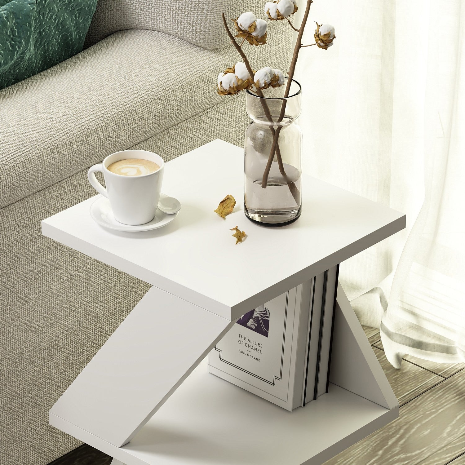 Table d'appoint Albeni - White