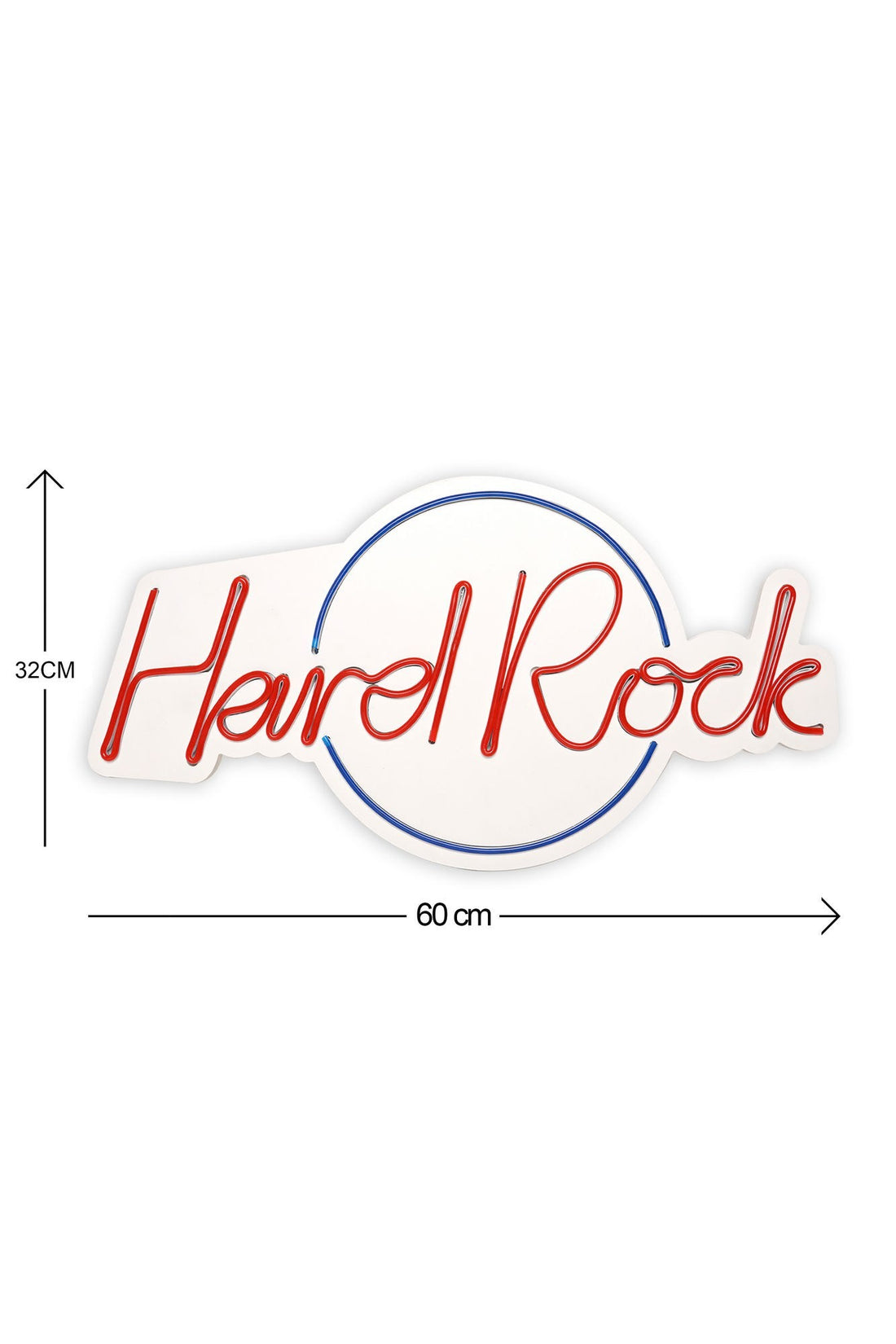 Éclairage LED en plastique décoratif Hard Rock - Blue, Red