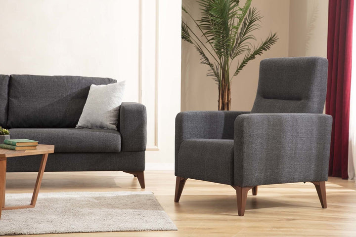 Canapé Minar 3 - Dark Grey, Light Grey