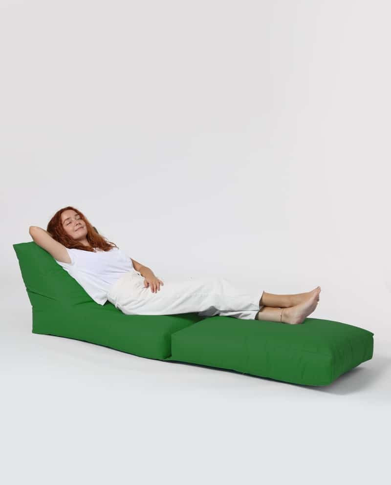 Siesta Pouf convertible / coussin de sol Vert
