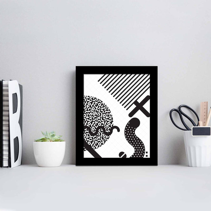 Peinture mdf encadrée décorative SCT-042