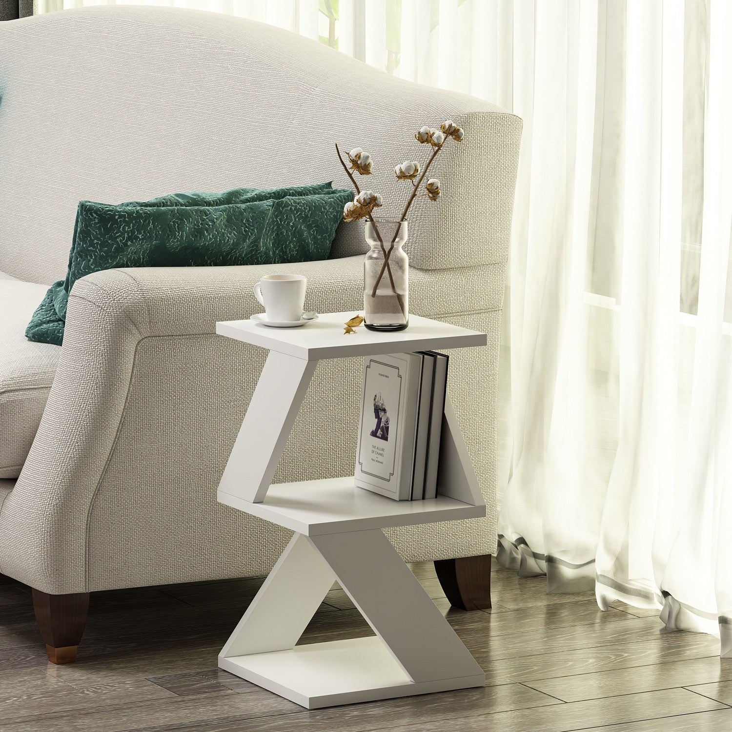 Table d'appoint Albeni - White