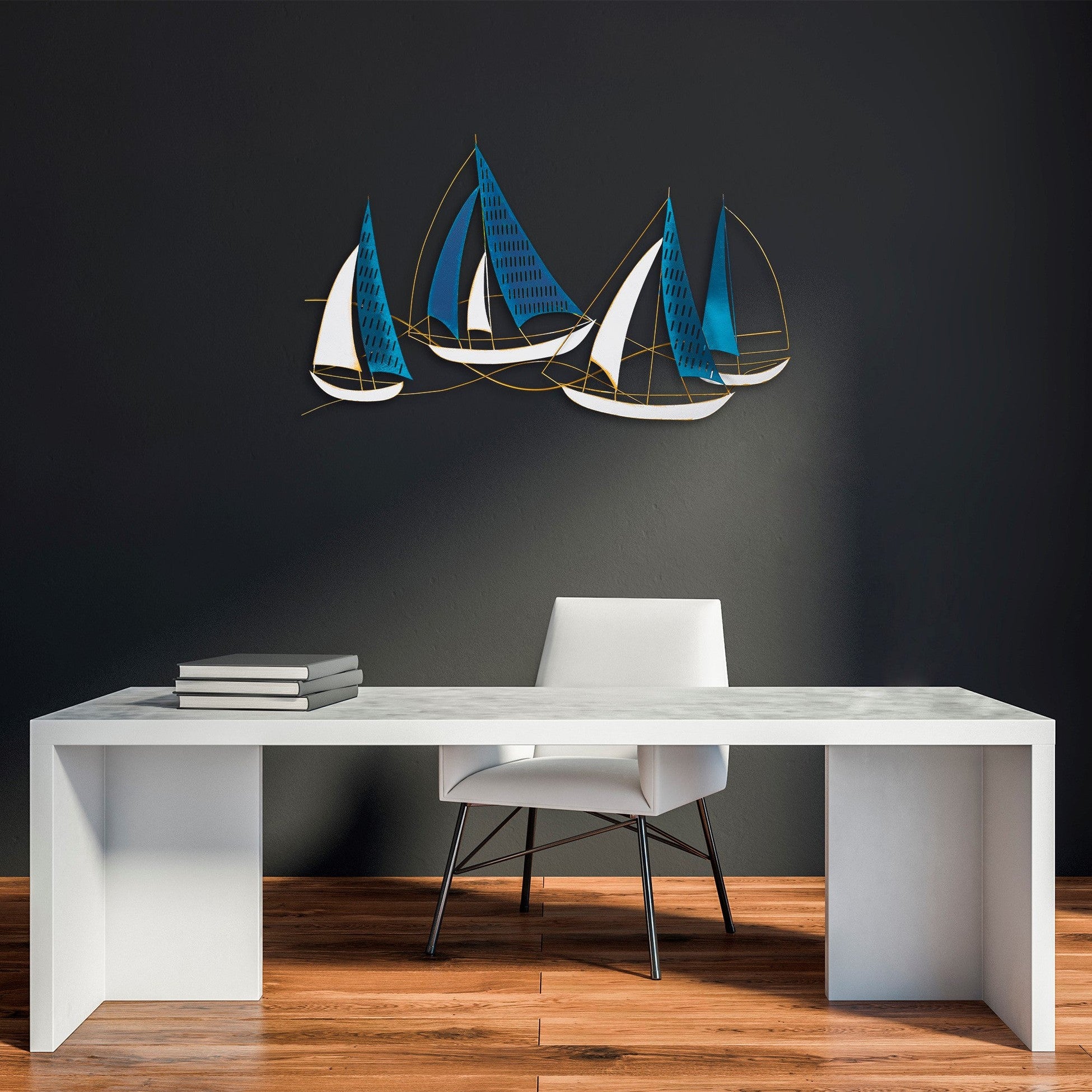 Accessoire mural en métal décoratif Barbaros