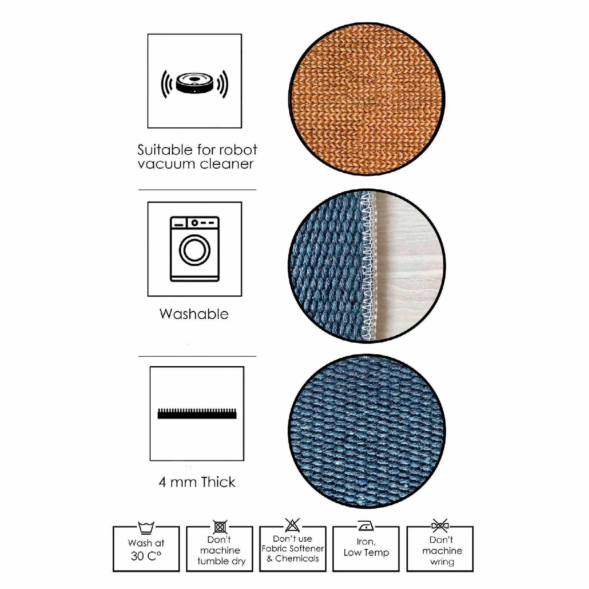 Tapis (50 x 80) WOOSONIL058