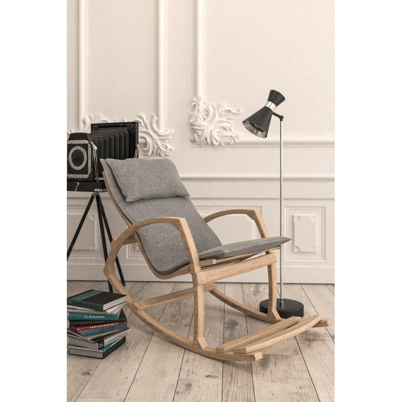 Vezir Fauteuil à bascule Gris