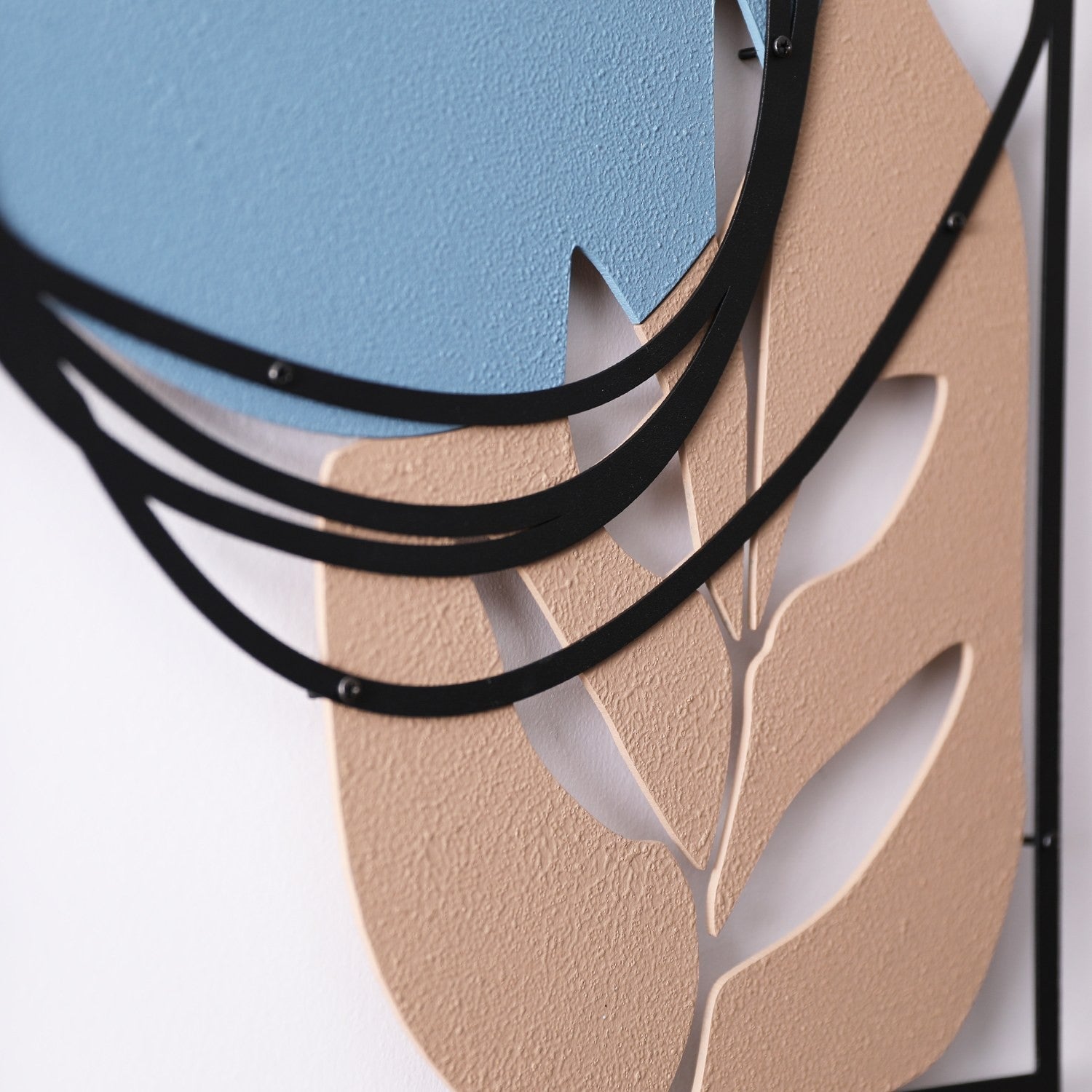 Accessoire mural en métal décoratif Viyana