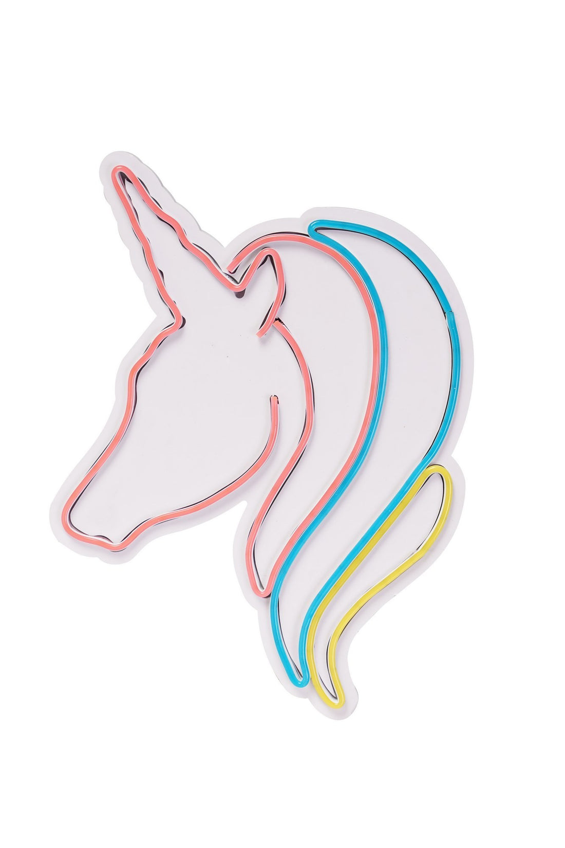 Éclairage LED en plastique décoratif Unicorn - White, Blue, Yellow
